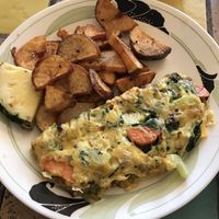 Vegan Omelette special at Dancing Avocado in Daytona Beach