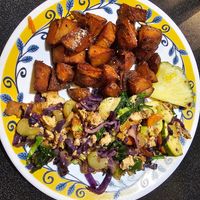 Tofu scramble at Dancing Avocado in Daytona Beach