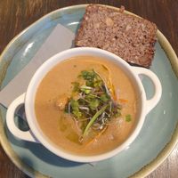 Mandel Knoblauchsuppe at Pier 14 in Seebad Zinnowitz