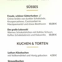 Menu at Pier 14 in Seebad Zinnowitz