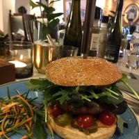 Vegan Burger at Pier 14 in Seebad Zinnowitz