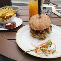 Beyond Meat Burger at Pier 14 in Seebad Zinnowitz