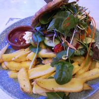 Garden burger at Pier 14 in Seebad Zinnowitz