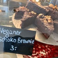 vegan brownies at Pier 14 in Seebad Zinnowitz