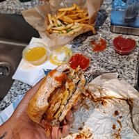 Barbecue burger and cheese fries at Epik Burger in Jacksonville