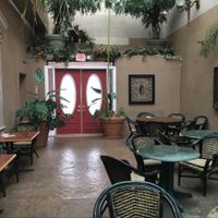 garden side at Go Vegan Cafe in Las Vegas