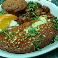 classic omelette at Go Vegan Cafe in Las Vegas