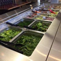salad bar at Go Vegan Cafe in Las Vegas