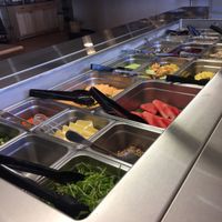 salad bar at Go Vegan Cafe in Las Vegas