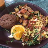 Tofu scramble with pesto. at Go Vegan Cafe in Las Vegas