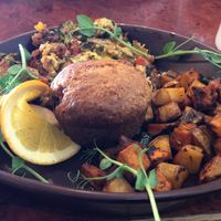  Pesto tofu scramble with sausage at Go Vegan Cafe in Las Vegas