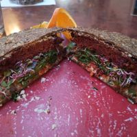 Raw Italian Burger at Go Vegan Cafe in Las Vegas