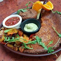 Spanish Omelette at Go Vegan Cafe in Las Vegas