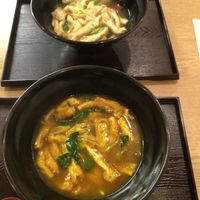 kizane kitsune udon & kitsune curry udon at Mimikou in Kyoto