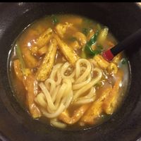 vegetarian curry udon  at Mimikou in Kyoto
