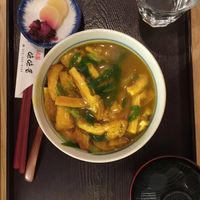 Tofu Donburi at Mimikou in Kyoto