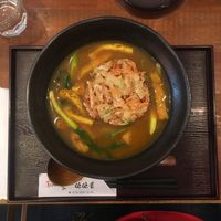 Curry with tempuras  at Mimikou in Kyoto