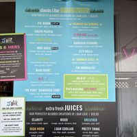 Menu excerpt, 8/24/25  at J.Bar in Harwich Port