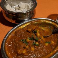 Aloo Chole. Potatoes and chickpeas. at Tadka in Payson