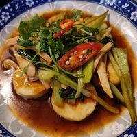 I forgot what this was, but it was good. at San May Vegetarian in Hue