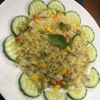 Fried rice  at San May Vegetarian in Hue