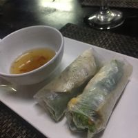 Fresh spring rolls  at San May Vegetarian in Hue