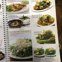 Vegetabkes at San May Vegetarian in Hue