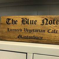 Decent decor at Blue Note Cafe in Glastonbury