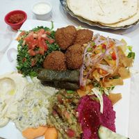 "1/4 mixte arabic" without meat (55 dh) at Yamal Asham in Rabat