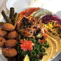 Arabic plate  at Yamal Asham in Rabat