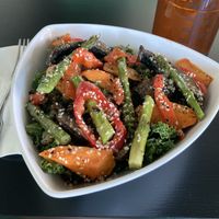 Quinoa grain bowl with Mushrooms and asparagus. at Fresh Leaf in Richland