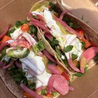 Tempeh taco special 🤍🌱🌮  at Naked Lunch in Herndon