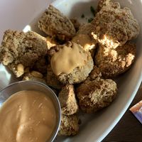 Buffalo cauliflower wings  at GreenFare Organic Cafe in Herndon