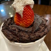 Organic Red Bean Lava Cake   at GreenFare Organic Cafe in Herndon