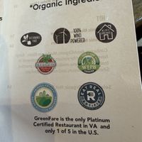   at GreenFare Organic Cafe in Herndon
