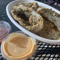 Onion rings at GreenFare Organic Cafe in Herndon