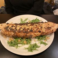 Vegan Calzone  at Pizzeria Dope in Amsterdam