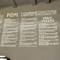 Menu  at Pizzeria Dope in Amsterdam
