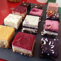 Special vegan dessert. at Pizzeria Dope in Amsterdam