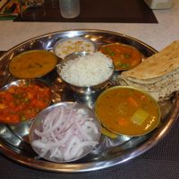 Choti Vala South style Thali at Chotivala in Pattaya