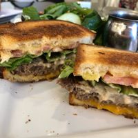 Impossible Melt w/ Salad at Clovermint Cafe and Market in Dania Beach