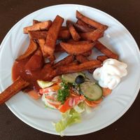 sweet potato fries at Vegs in Halle
