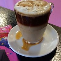 hazelnut coffee at Vegs in Halle