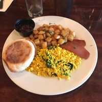 Vegan Southern Breakfast (with English Muffin) at Backwater in Melbourne