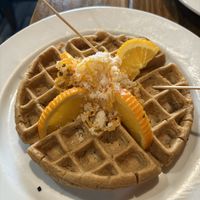 Vegan Waffle  at Backwater in Melbourne