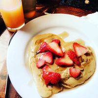 Vegan pancakes at Backwater in Melbourne