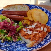 Combinat chorizo at Vegans N' Roses in Castelldefels