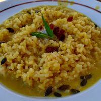 Arrós amb curry at Vegans N' Roses in Castelldefels