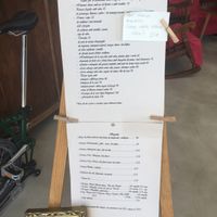 menu at Vegans N' Roses in Castelldefels