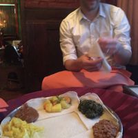 Veggie plate  at The Blue Nile in Ferndale